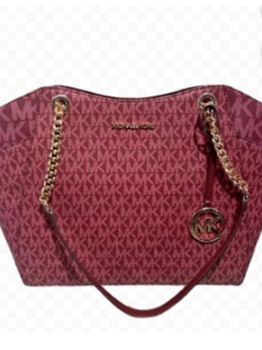 Michael Kors Jet Set Large Signature Logo Shoulder Bag